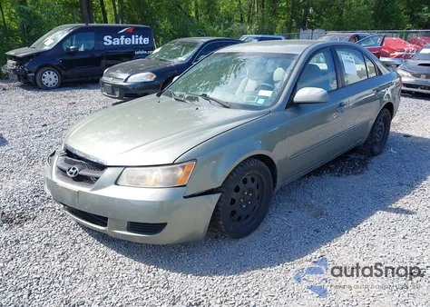 2007 Hyundai Sonata Gls from USA, damaged, VIN 5NPET46C77H245106